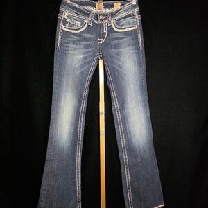 Studio 5 Low Rise Boot Cut Y2K Denim Jeans 26X33